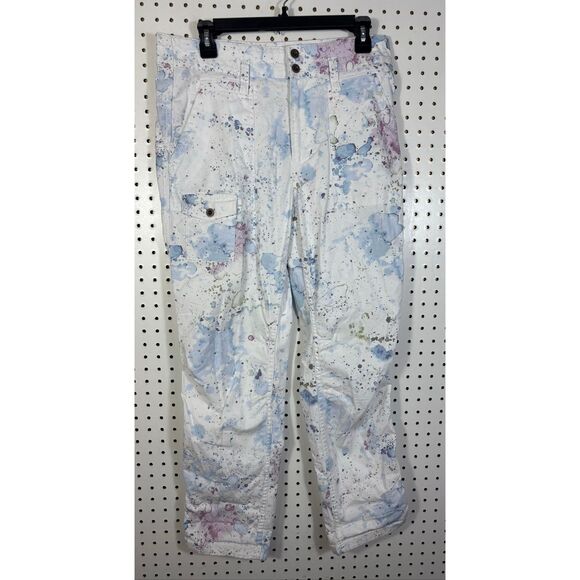 Anthropologie Wanderer Watercolor Cargo Pants size 29 - Picture 1 of 13